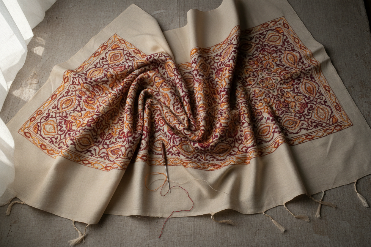 Aari Work in Kashmir: The Hook That Draws Beauty