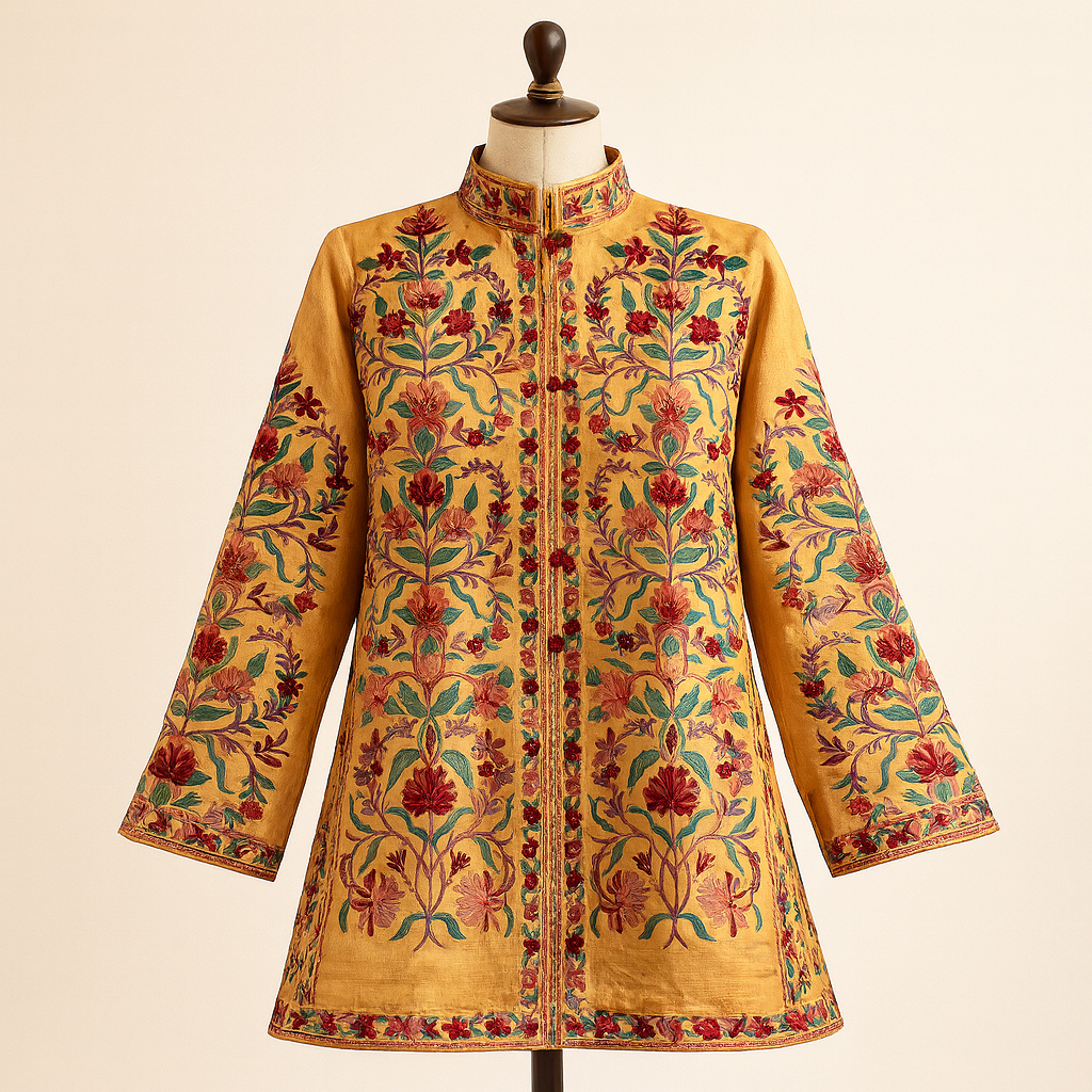 Luxury Silk Embroidery Jacket