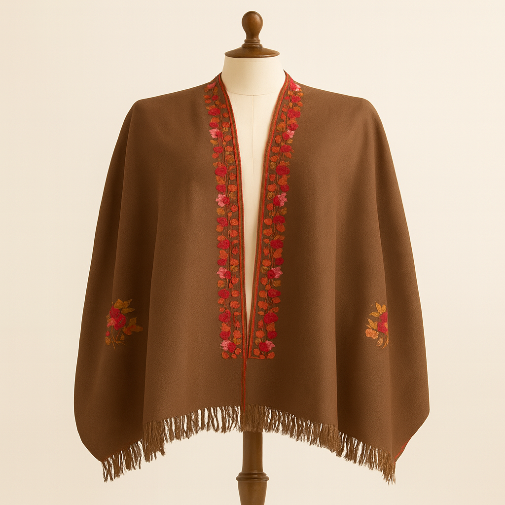 Women Kashmiri Cap Shawl